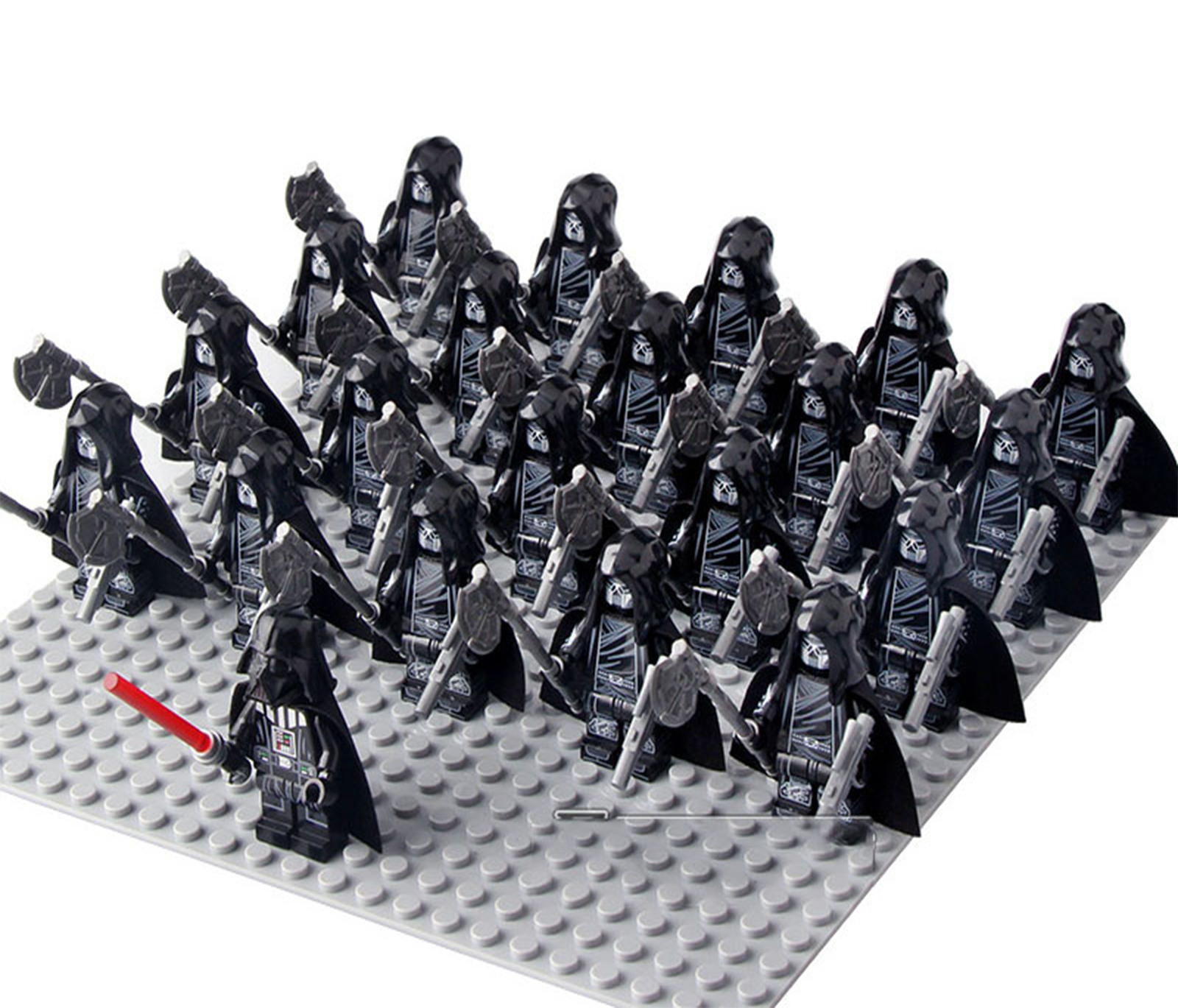 21pcs Custom Star Wars Minifigures Toys The Knights of Ren and Darth Vader