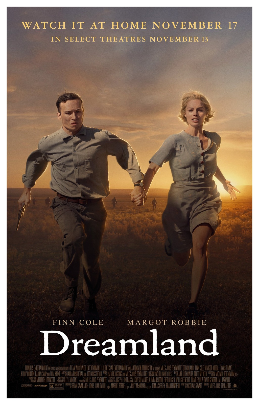 Dreamland Poster Finn Cole Margot Robbie 2020 Movie Art Film Print 24x36 27x40