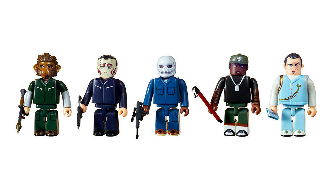 grand theft auto v heist kubrick action figure set