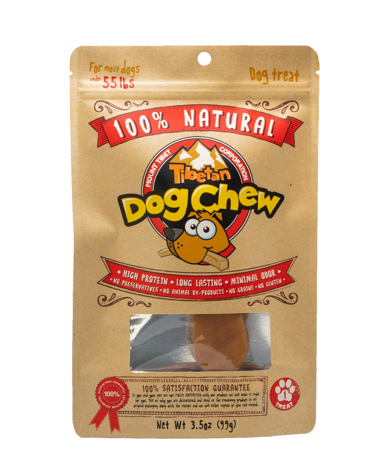 Himalaya Yak Cheese Dog Chew Premium 1 per pack 3.5 oz Dog Chews & Treats