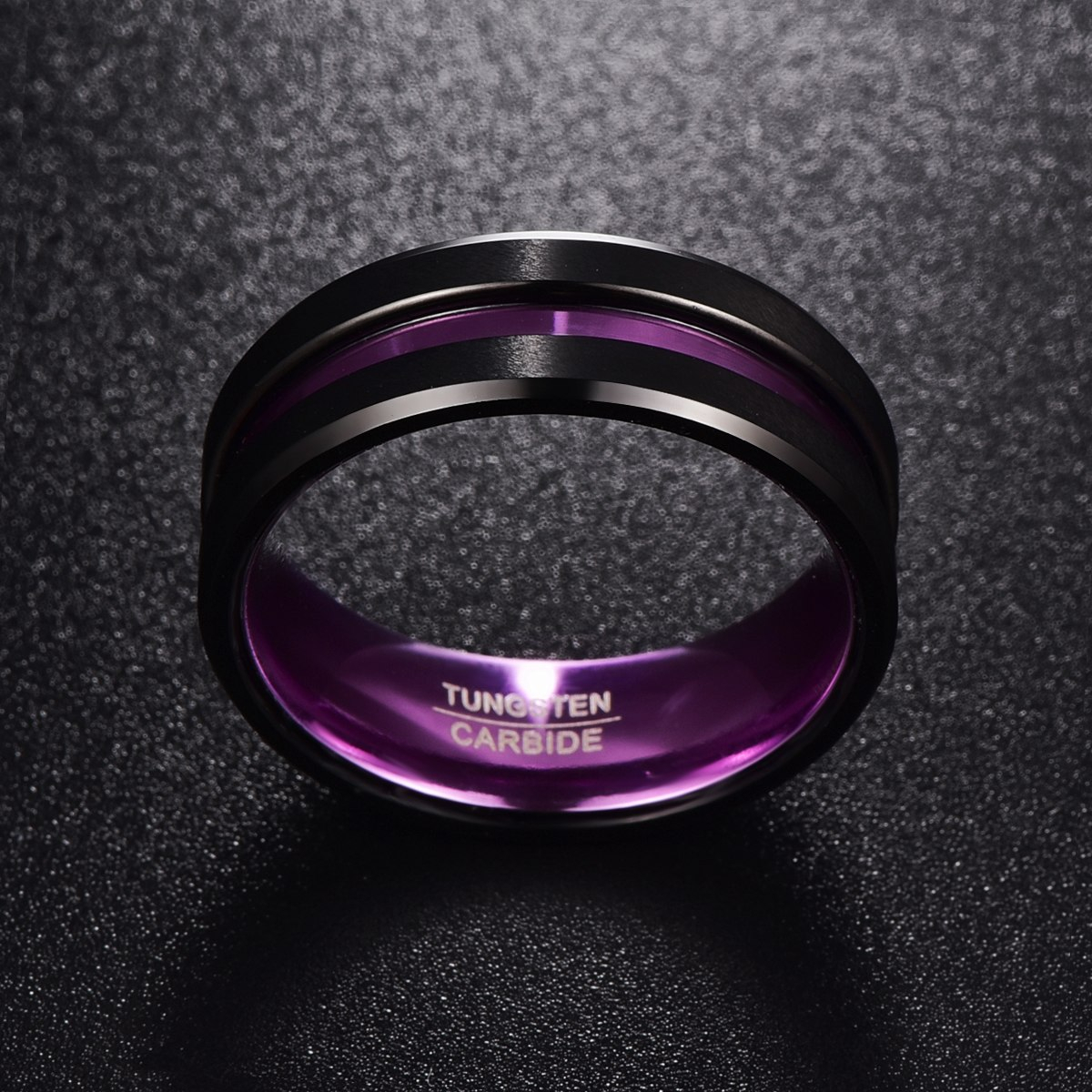 Nner Ring Party Ring Scrub Groove Men Rings Tungsten Carbide Anillos Para Hombres Male Fashion 3 
