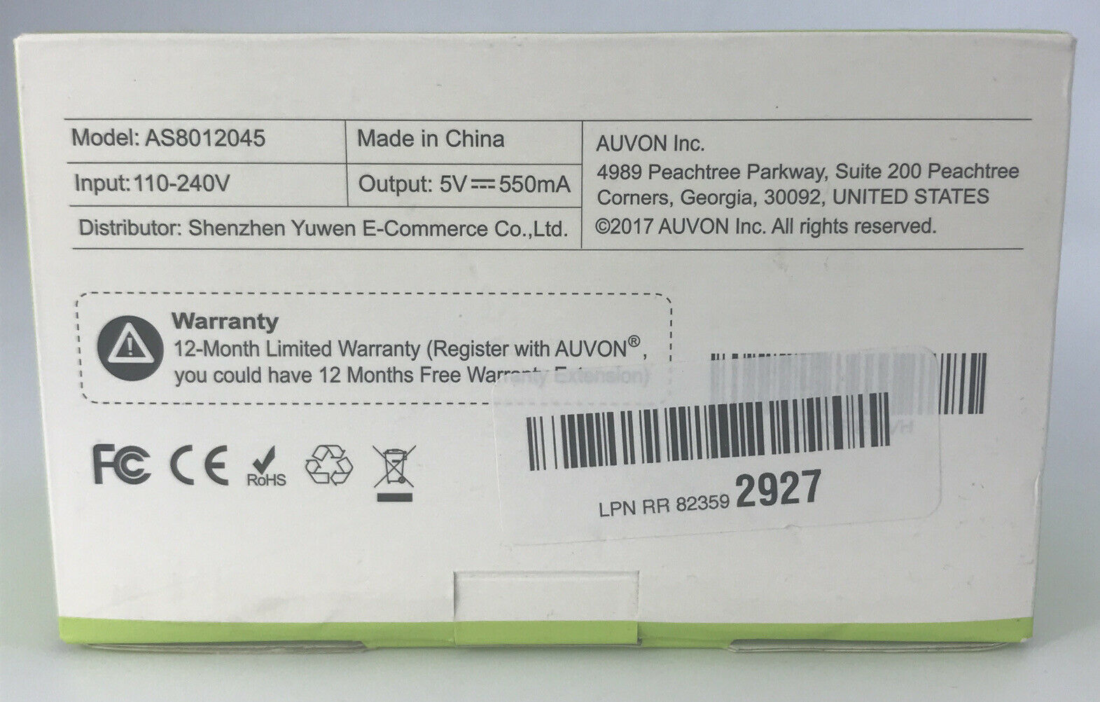 AUVON Dual Channel TENS Device AS8012 - Massagers