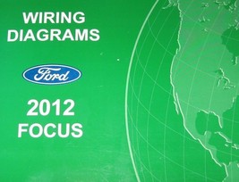 2012 Ford Focus Eléctrico Cableado Diagrama Problemas Manual Ewd OEM - $57.81