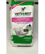 Vet&#39;s Best Comfort-Fit Disposable Female Diapers XS 12pk - $18.33