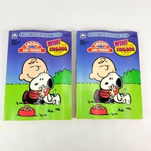 (Lot of 2) Vintage 1988 SNOOPY AND FRIENDS Coloring Activity Book Golden Peanuts - $18.91