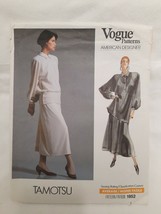 VTG 80&#39;s Tamotsu Vogue American Designer Patterns 1952 Dress Top Skirt S... - $14.80