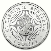 2021-P Australia $1 MOTHER OF PEARL - GREAT SOUTHERN LAND 1 Oz Silver Proof  image 2