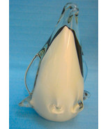 Penguin Art Glass Bird Figurine Paperweight Sun-catcher Black White #2 - $27.95