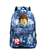 Roblox Theme Lightning Backpack Schoolbag Daypack Bookbag Head Logo - $29.99