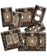 RUSTIC COUNTRY LONE STAR HORSESHOE COWBOY LIGHT SWITCH OUTLET WALL PLATE... - $11.99+
