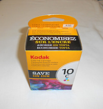 Genuine Kodak 10C Color Ink Cartridge new in box  copyright date 2011  - $20.00