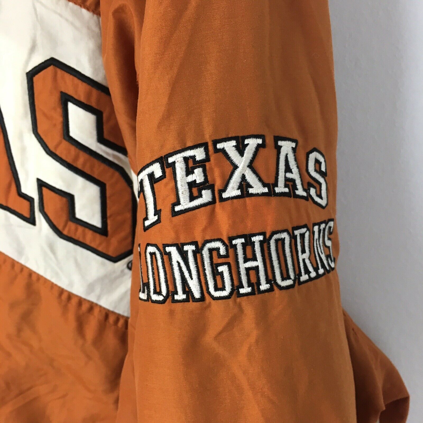 UT Austin Longhorns Men's Vintage One Color Burnt Orange Jacket Size