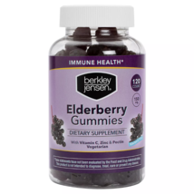 Berkley Jensen Elderberry Gummies with Vitmain C &amp; Zinc,120 ct./150mg NO... - $24.74