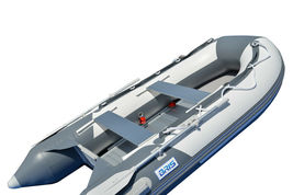 BRIS 9.8 ft Inflatable Boat Dinghy 4 Person Pontoon Boat Tender Fishing Raft image 5