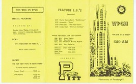 640 AM WPGH Pittsburgh Pitt VINTAGE March 14 1977 Music Survey Genesis #1 image 1