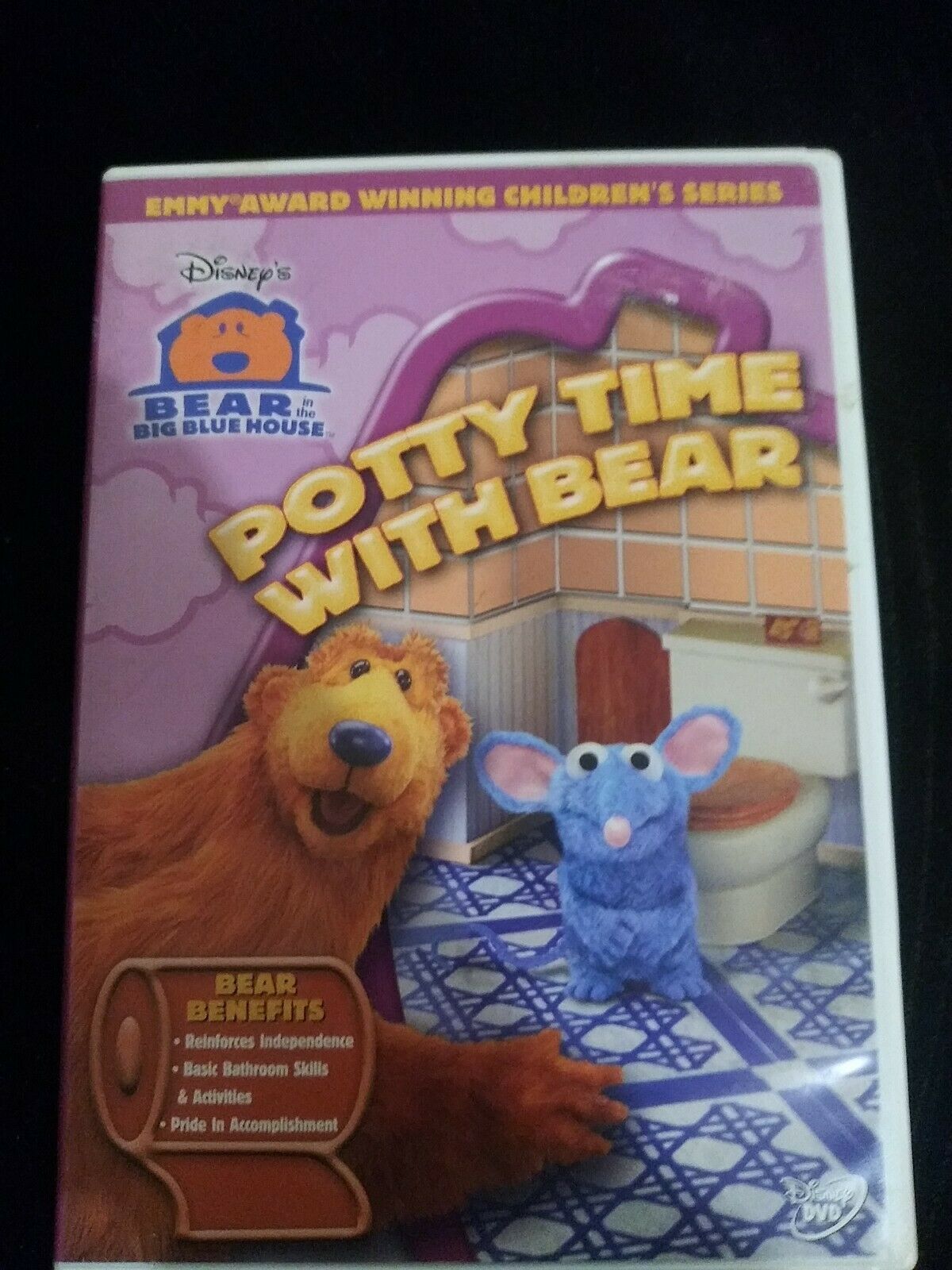 Bear in the Big Blue House: Potty Time With Bear (DVD) Rare OOP - DVD ...