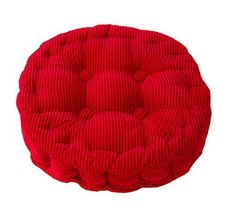 Thicken Soft Cushion Tatami Floor Cushion Office/Car Circle Pillow(Red) - $22.29
