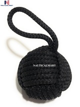 NauticalMart Nautical 5" Black Knot Door Stopper