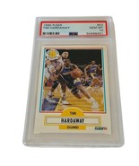 Tim Hardaway Rookie 1990 Fleer RC PSA 10 Gem Mint Warriors jersey #63 vi... - $494.95