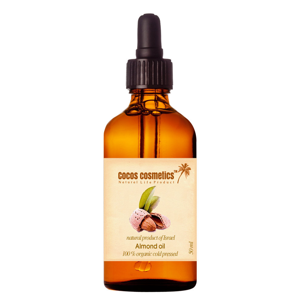 Pure almond oil - Unrefined organic sweet almond oil - Skincare and Massage - Ba - $14.00