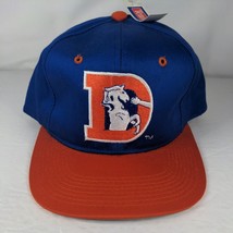 Denver Broncos Old Logo Baseball Hat Snapback NFL Football Orange Blue W... - $22.99