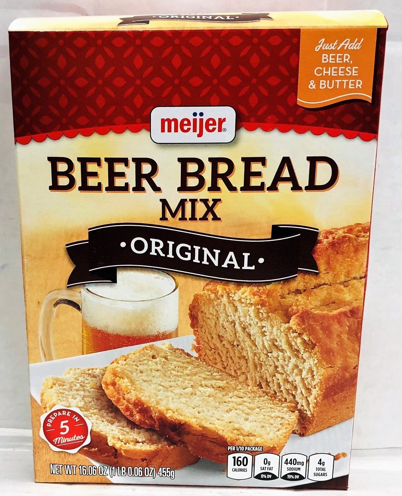 Meijer Original Beer Bread Mix 16.06 oz Desserts
