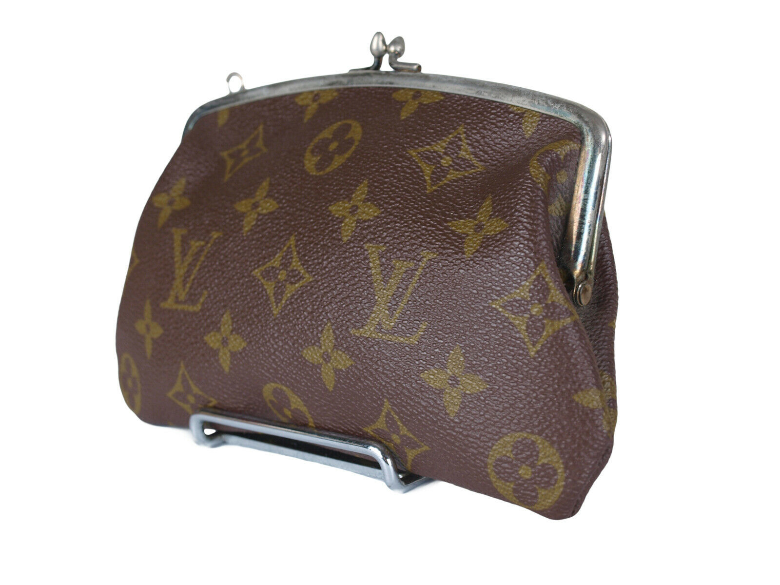 LOUIS VUITTON Monogram Canvas Accessories Purse / Metal Clasp LP18290L