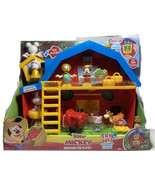 Mickey Mouse Barnyard Fun Playset & Collectible Figures Minnie Disney Junior  - $55.43