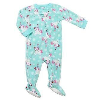 Primary image for Freestyle Revolution GREEN Little Girls' Unicorn Footed Bodysuit US 4