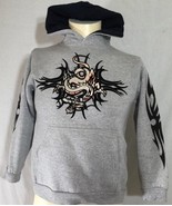 New Mad Engine Youth Brown Long Sleeves Pull Over Hoodies Size XL - $19.79