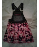 Girls Jordache 6-6x Overall Dress Overall top Multi color Skirt Pink Lac... - $9.90