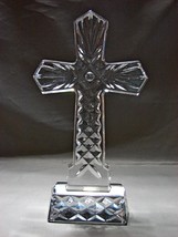 Waterford Standing Crystal 8 Inch Cross on Base - $95.99