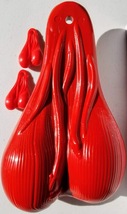Red Combo of one 8&quot; Truck Nuts and two 2&quot; Key size Truck Nutz - $18.95