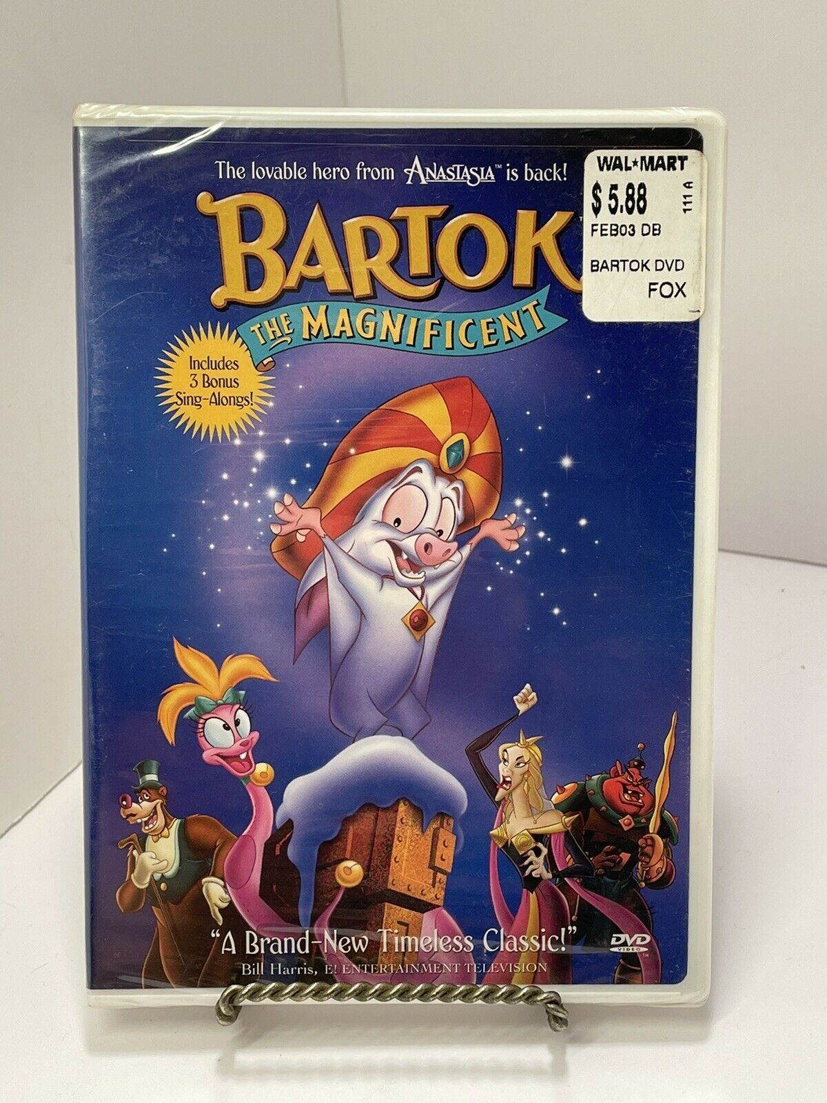 Bartok The Magnificent Dvd Anastasia Don Bluth 1999 20th Century Fox New Sealed Dvds And Blu Ray