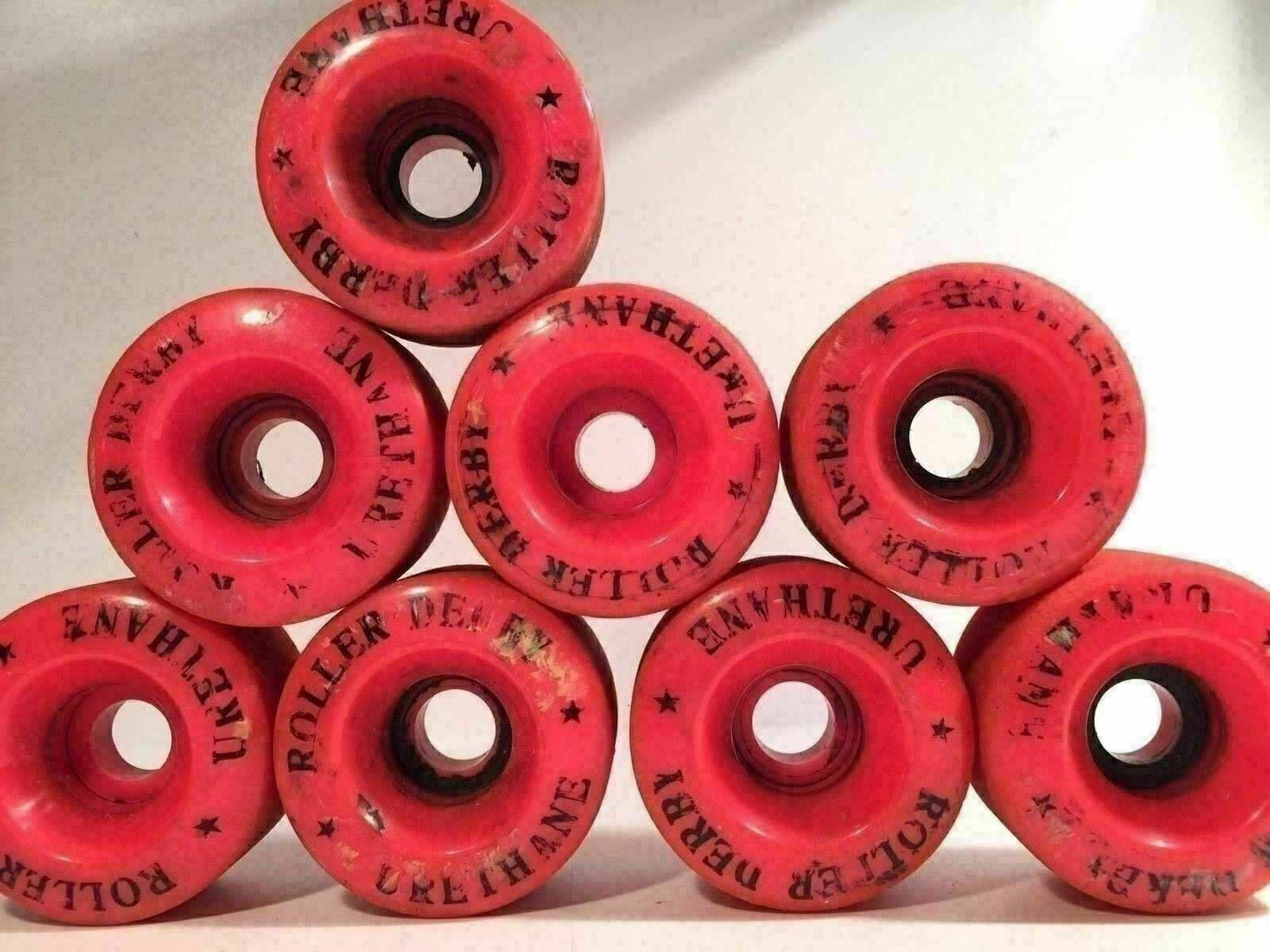 Roller Derby Urethane Vintage Roller Skates Skateboard Wheels Indoor