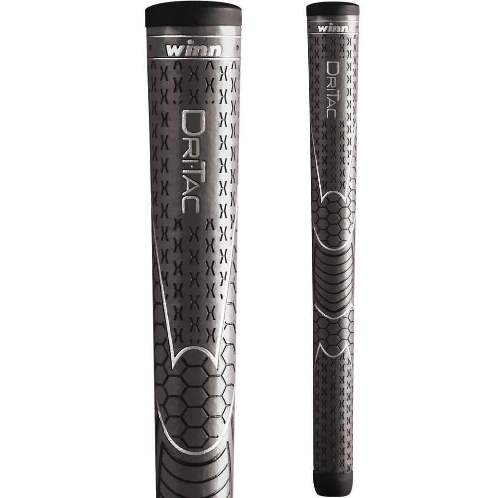 8 Winn Dri Tac Oversize Dark Grey Golf Grips 7DT DG Grips