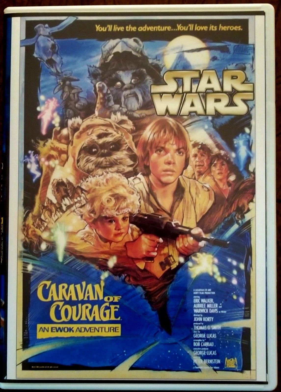 Star Wars Ewok Adventures Caravan of Courage (DVD, 2004) Rare OOP