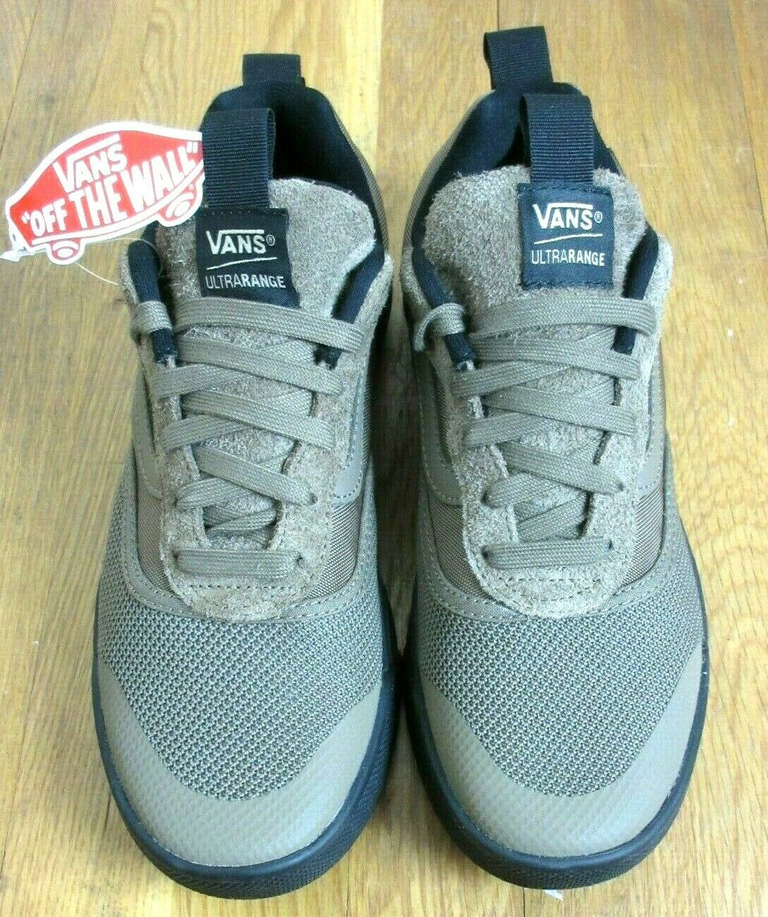 Vans Womens UltraRange Cub Brown Black Suede Mesh Skate Trail shoes