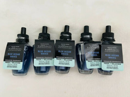 Bath Body Works Wallflowers Blue Ocean Waves Diffuser Refill Bulbs X5 - $34.45