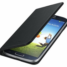 Samsung Galaxy S4 Wallet Flip Cover, New - Black - $2.99