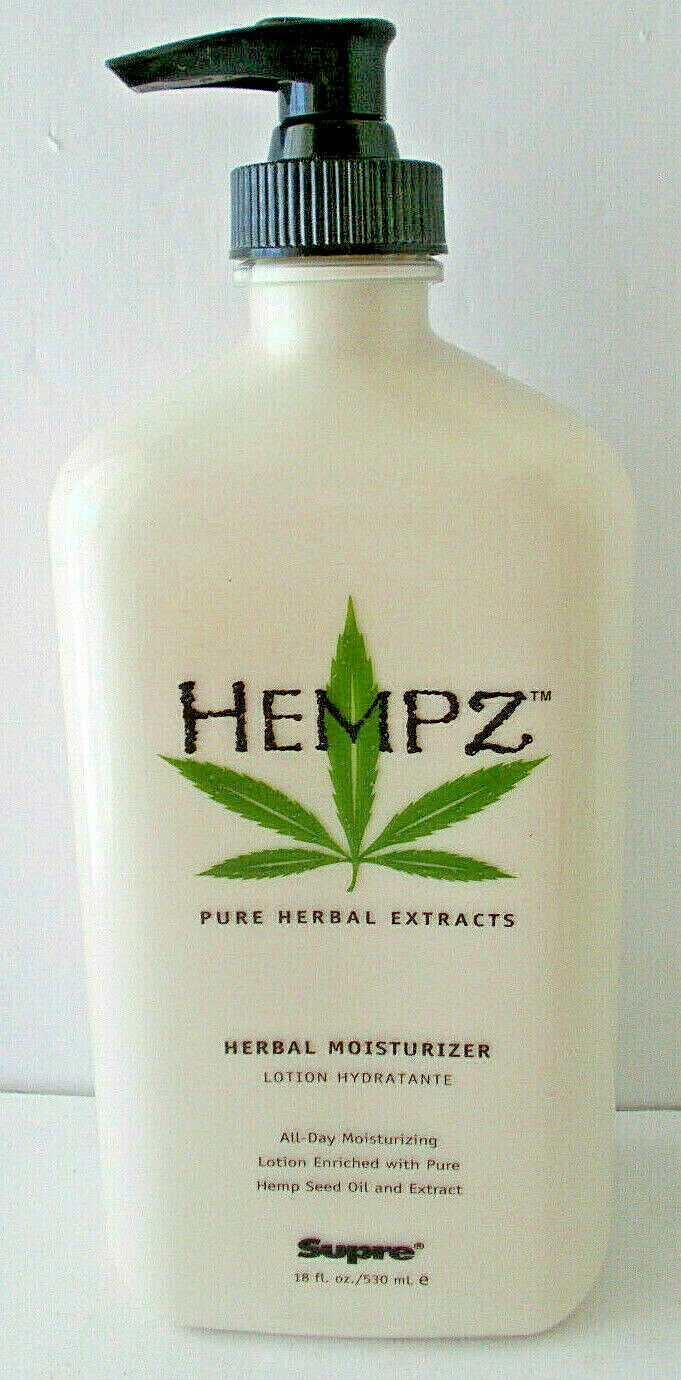 Lot 2 Hempz Body Lotion Pure Herbal Moisturizer Pump Bottle Supre 18 Oz