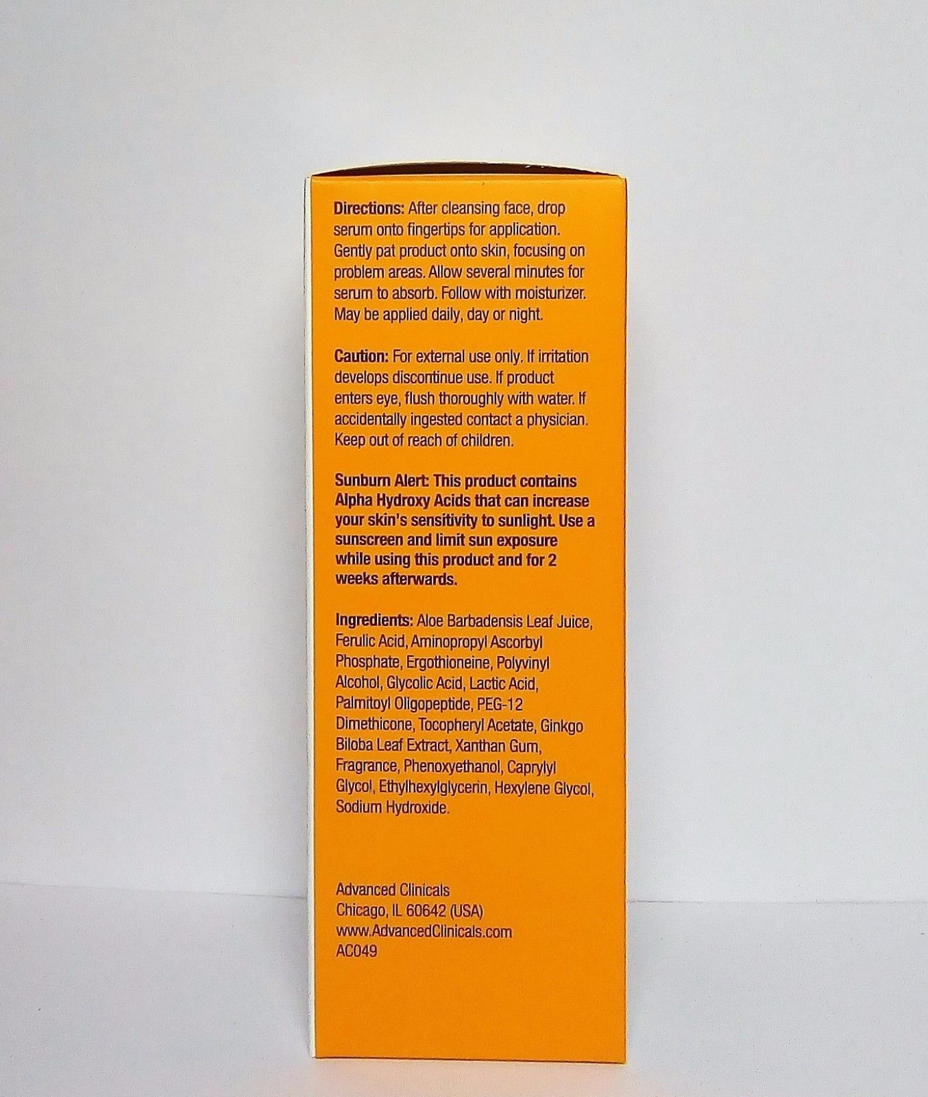 Advanced Clinicals Vitamin C Serum Anti-Aging 1.75oz / 52ml - Anti ...