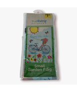True Living Garden Flag 12 X 18&quot; Bicycle - $4.95
