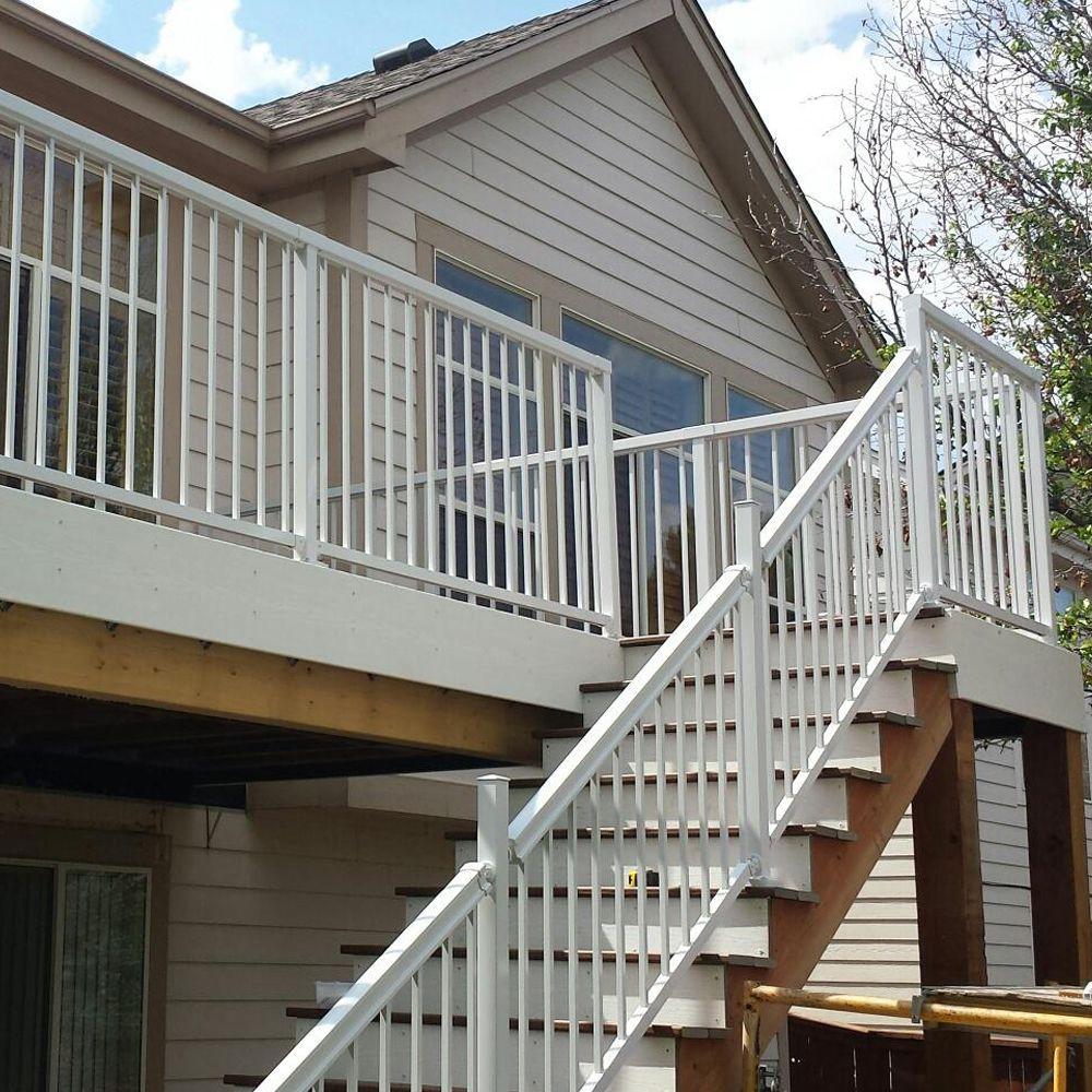 Deck Railing System 6 ft. Water Resistant Balusters Spacers Aluminum