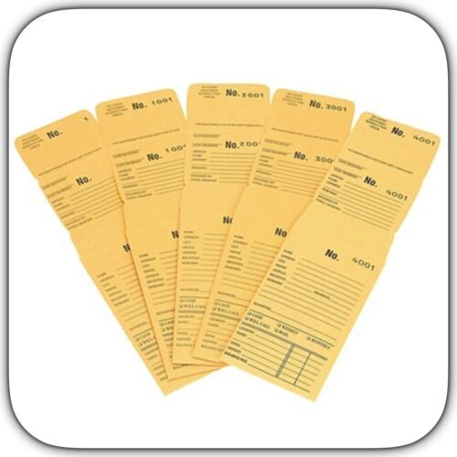 1001-2000 NEW 1000 Jewelry Repair Envelopes Numbered in Consecutive Order. - Forms &amp; Record Keeping