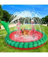 Pad For Kids Dogs, 68&quot; Sprinkle Summer Water Toys Inflatable Swimming - £37.00 GBP