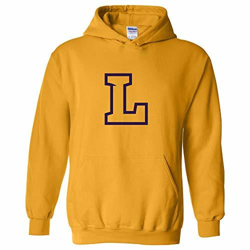 AH02 Bisons Primary Logo Hoodie Small Gold Fashion