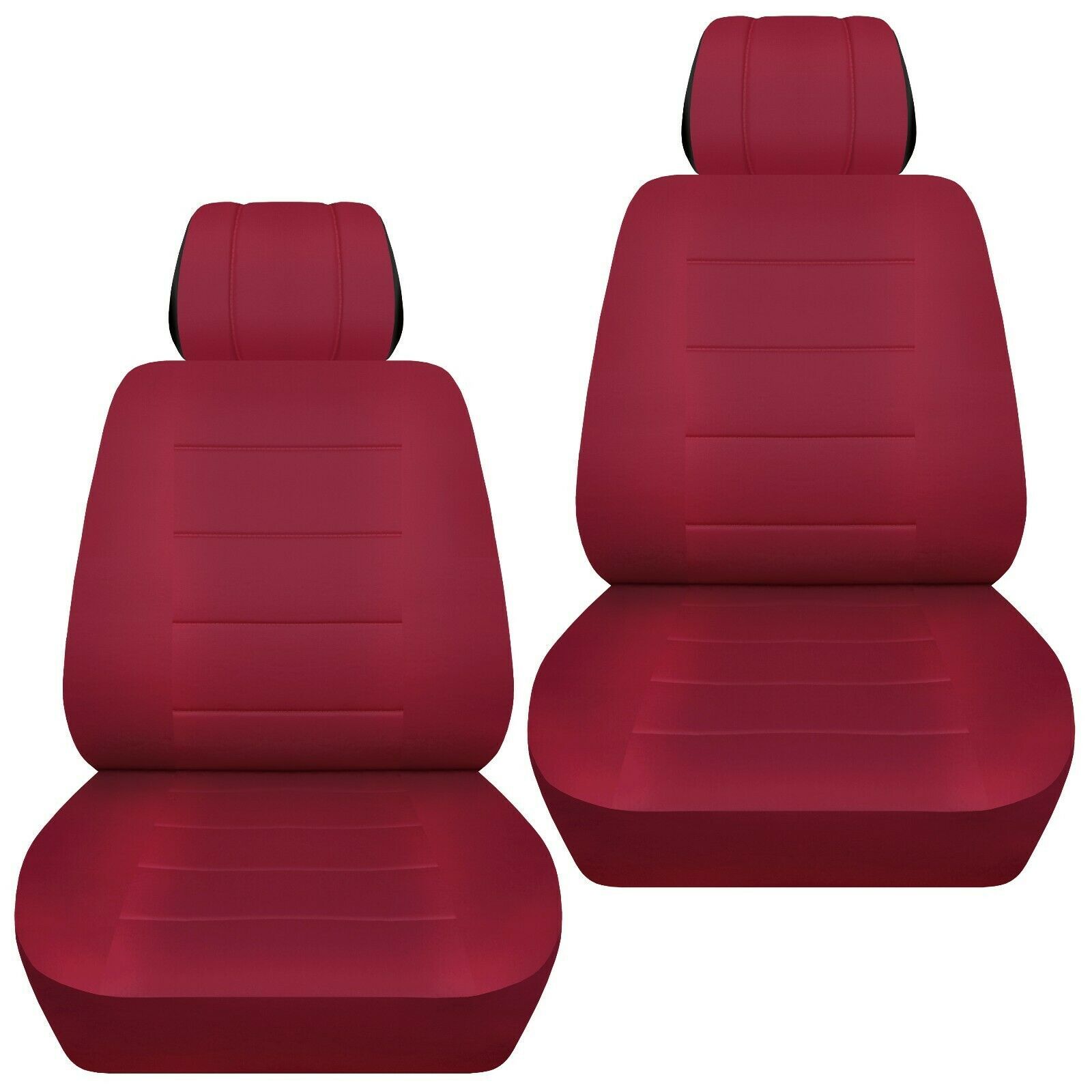 Front set car seat covers fits 20062020 Honda Ridgeline solid burgundy