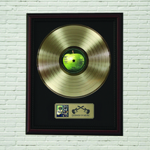 John Lennon Rock N Roll Framed Gold LP Display C3