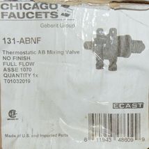 Chicago Faucets Thermostatic AB Mixing Valve Product Number 131 ABNF image 7